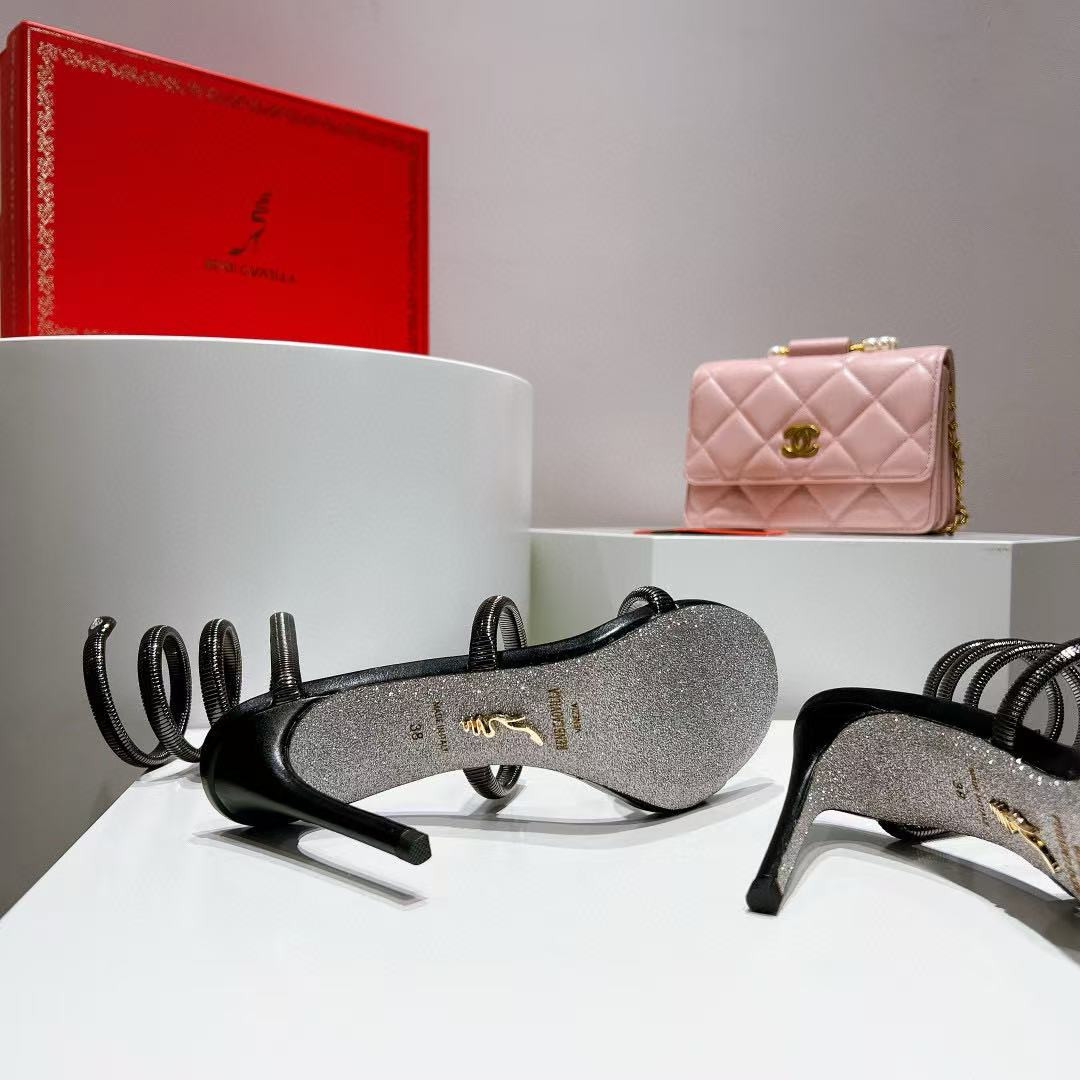 UA RENÉ CAOVILLA Cleo Pumps Sandals 95mm