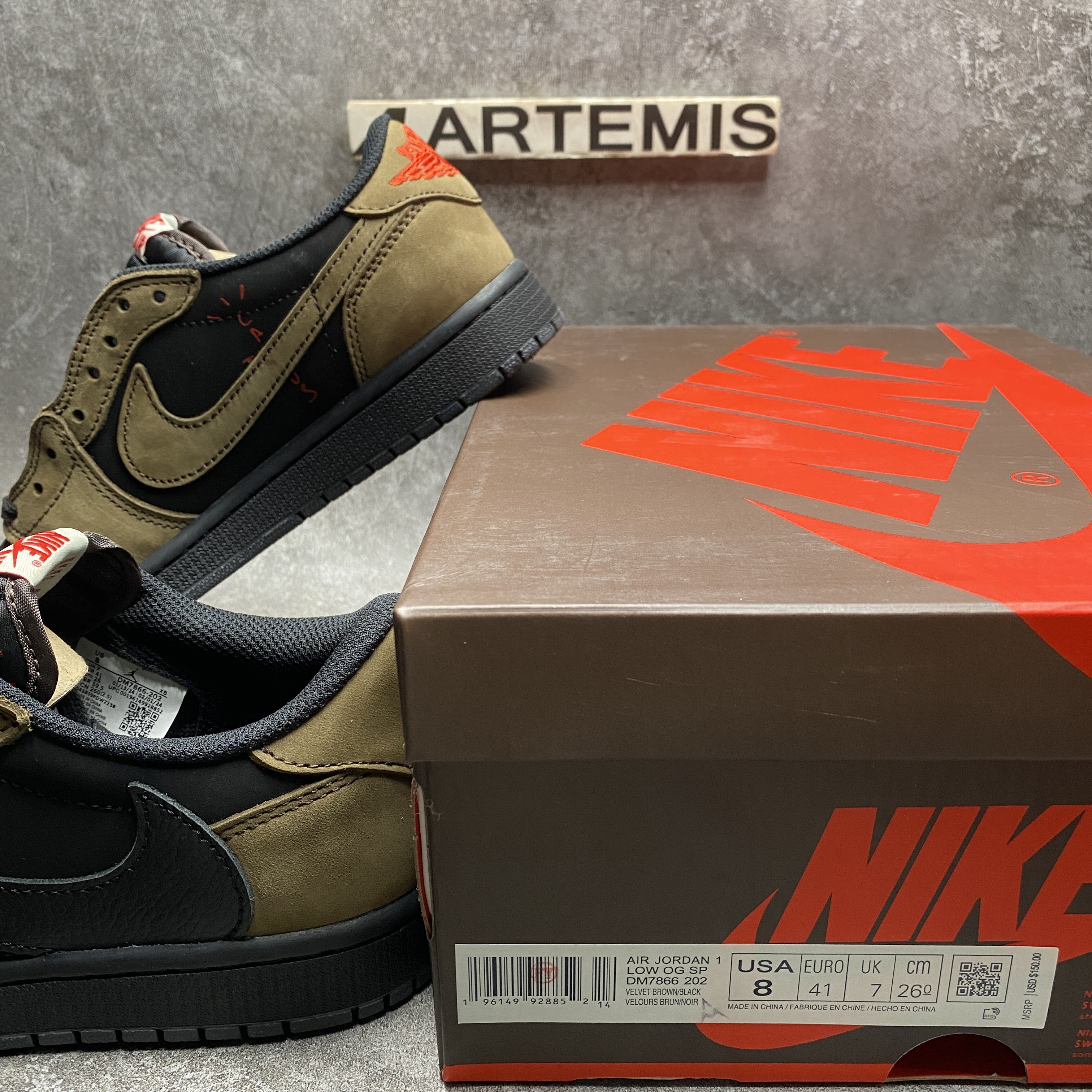 UA Travis Scott x Air Jordan 1 Low OG