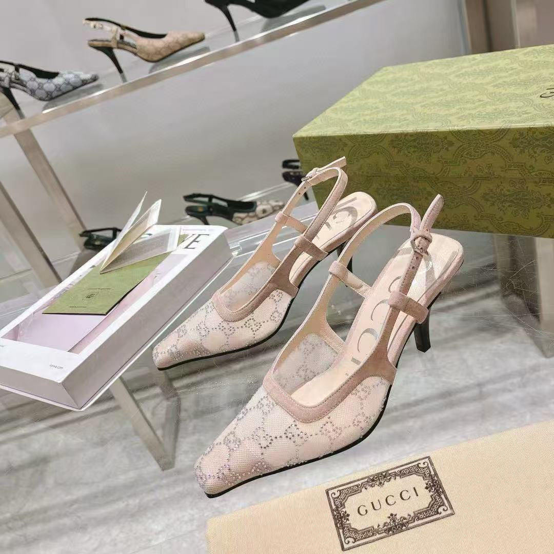 ua G*u*i gg slingback