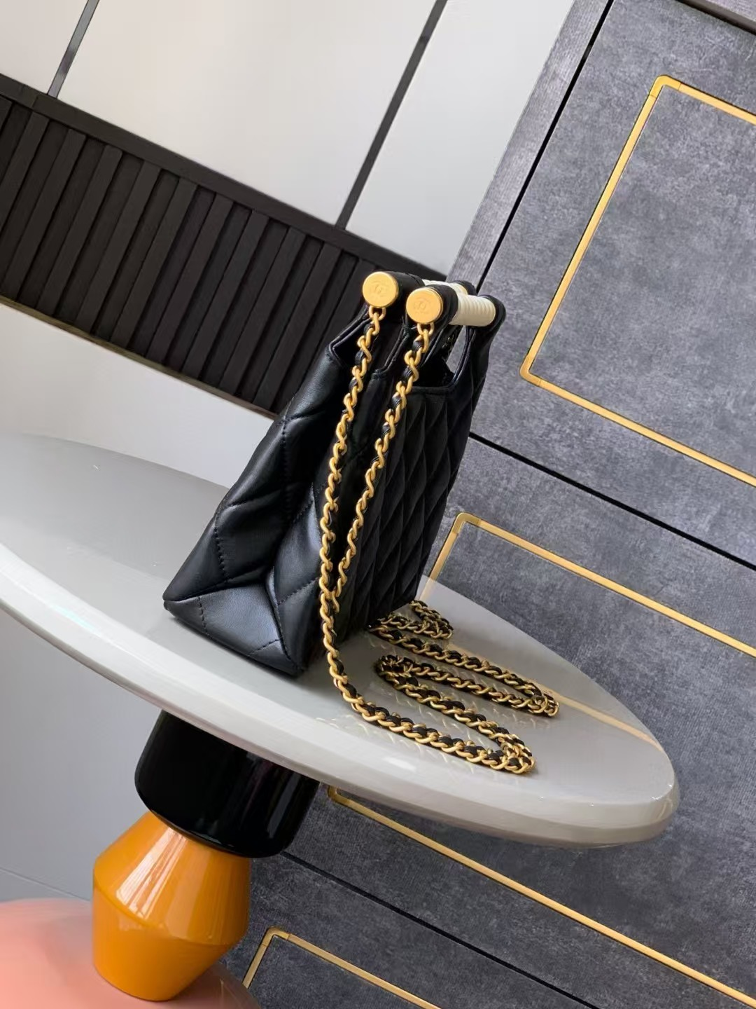 Ch*el small shopping bag as5413 17x22x8cm