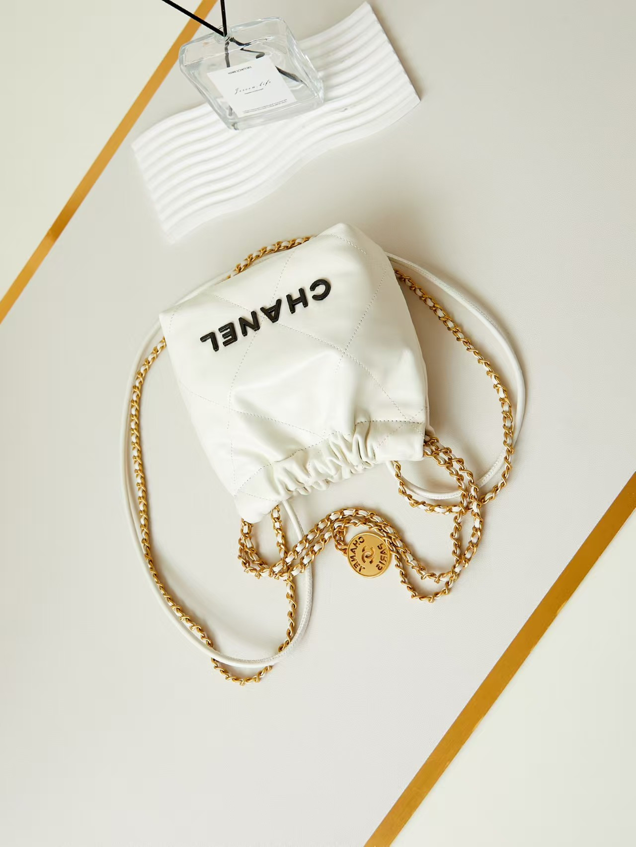 Ch*el 22 mini handbag 20x19x6cm