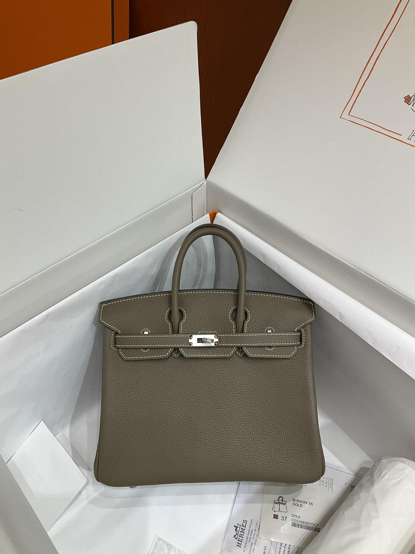 HERMÈS BIRKIN Silver 25 30 35