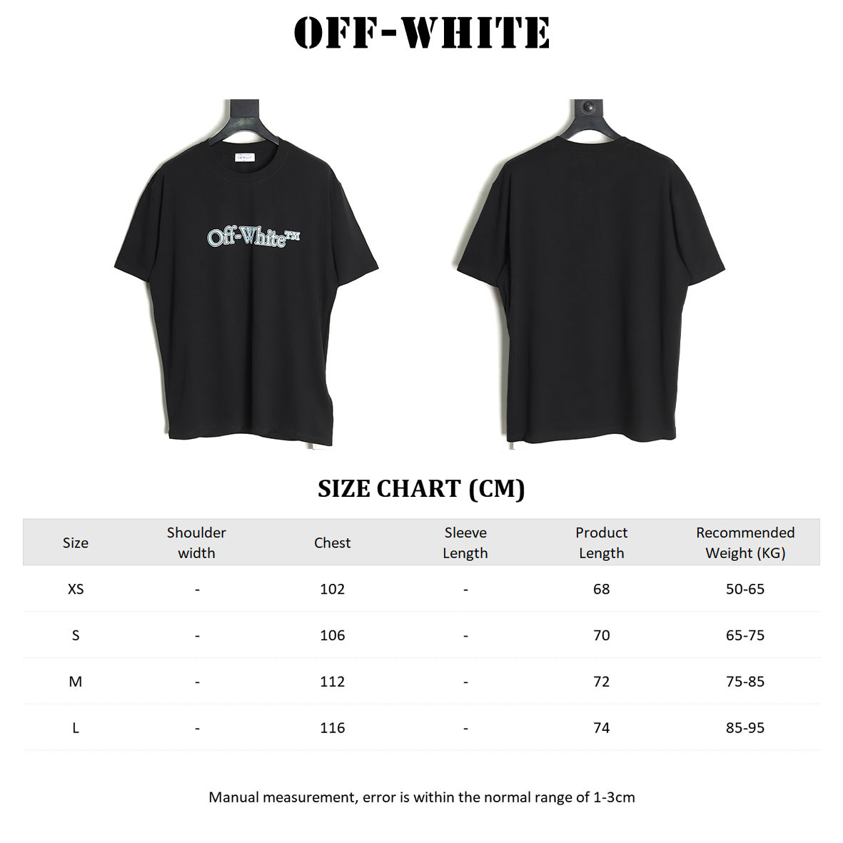 off white OW Short-sleeved T-shirt