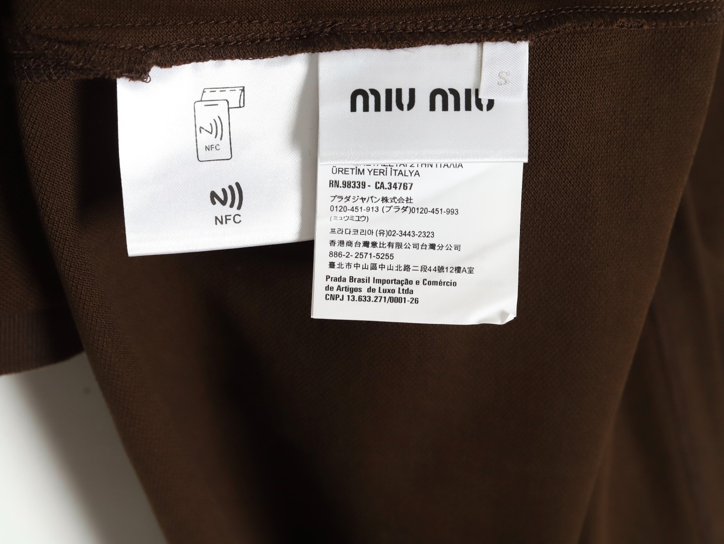 MIU MIU MM Short-sleeved Polo shirt