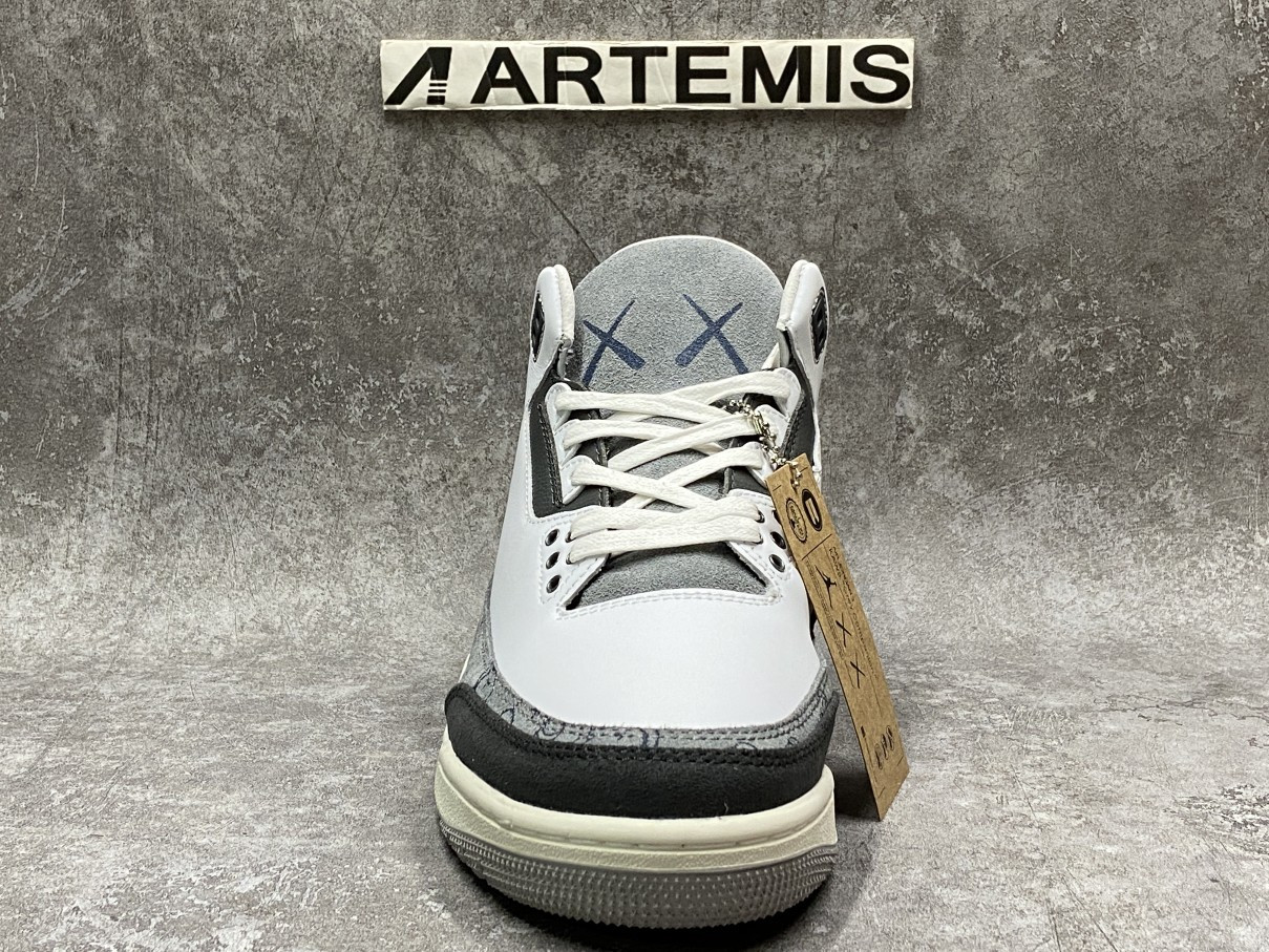 KAWS x Air Jordan 3 Retro SP Grey White
