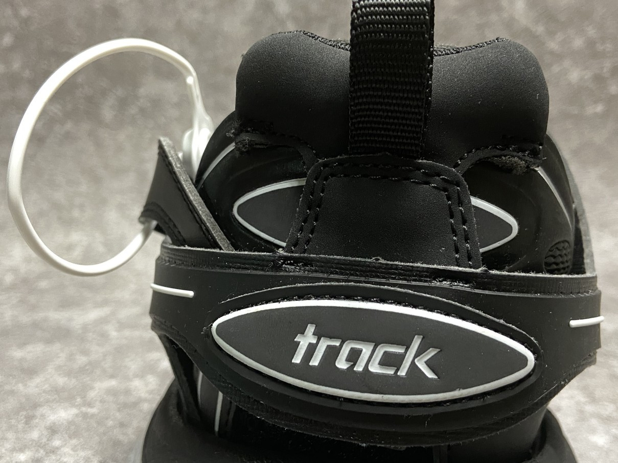 Balenciga Track Black White With Led Light