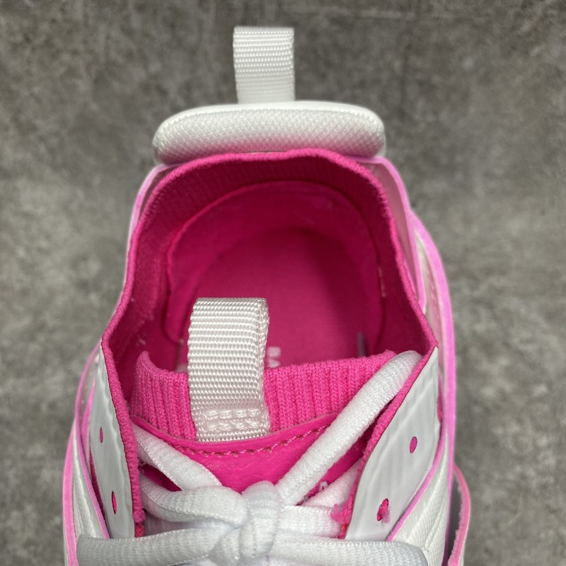 Ba*len*cia*ga track sock white pink