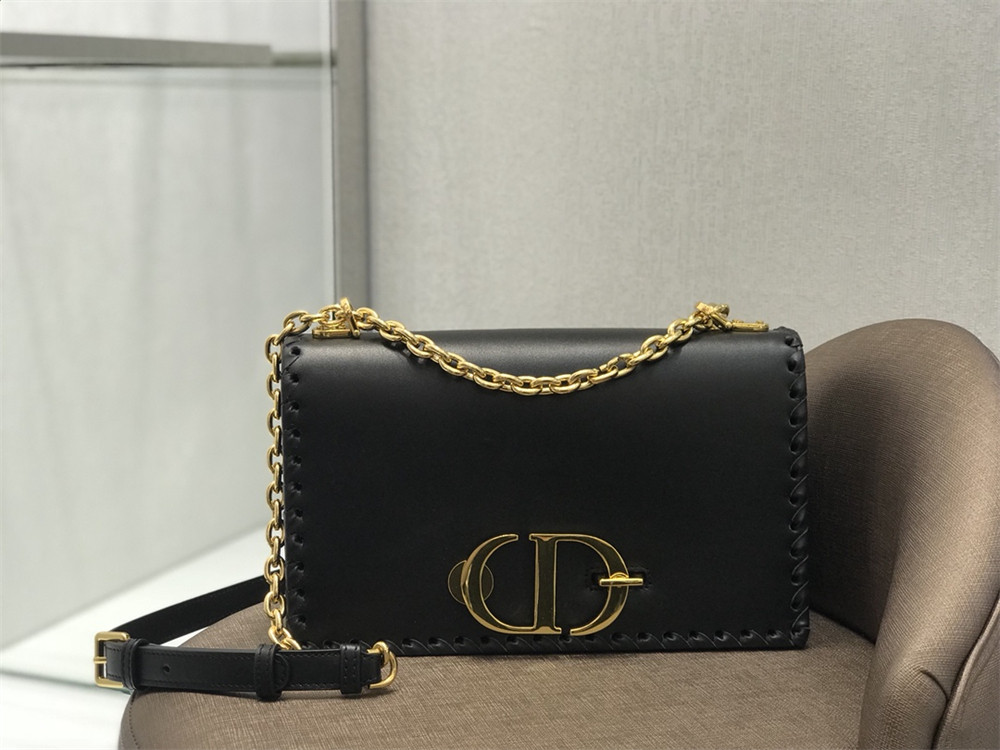 D*or 30 montaigne chain bag black