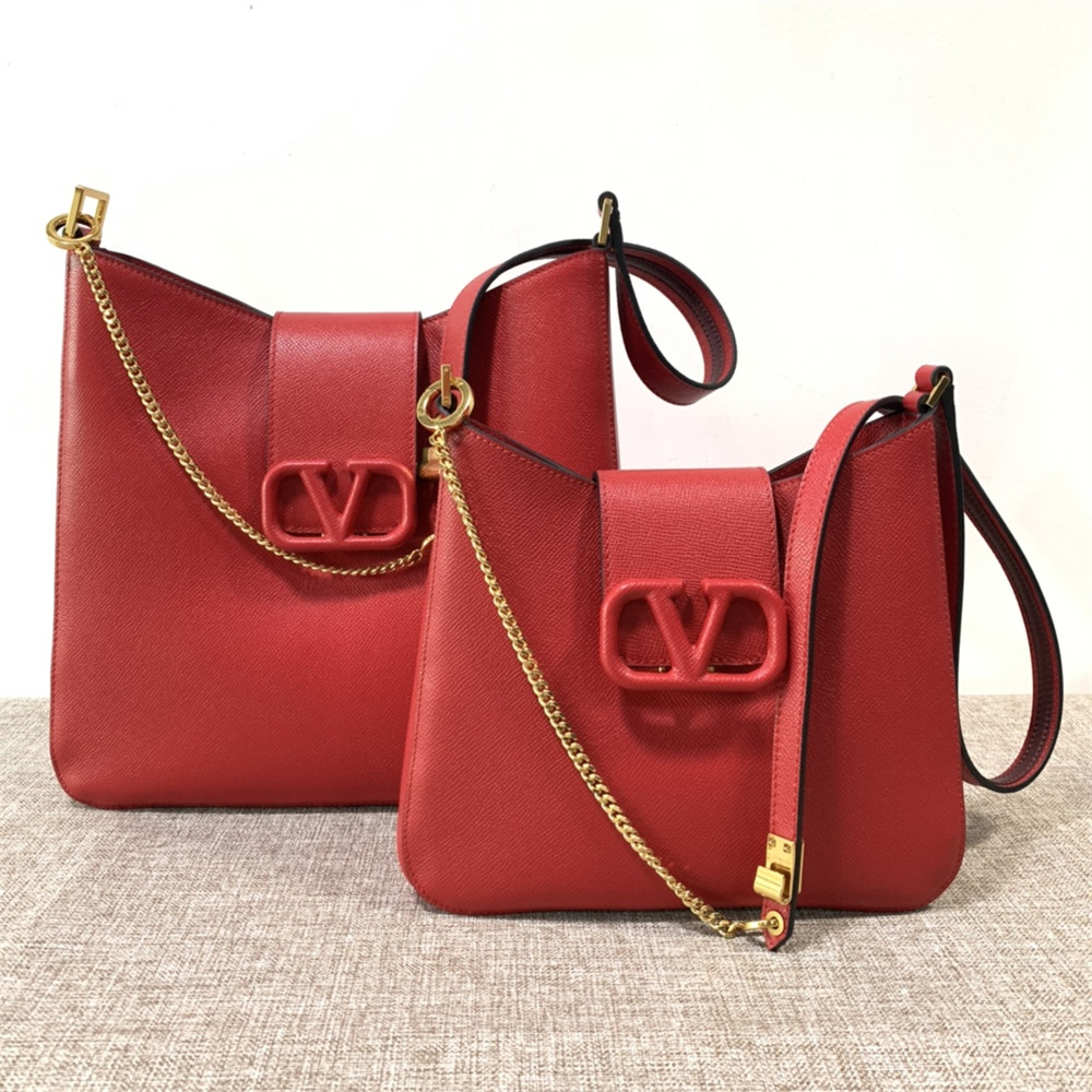 Va1e*ntin0 garavani vsling hobo small bag red