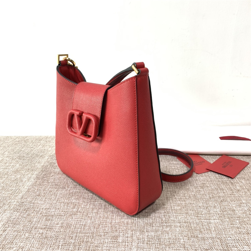 Va1e*ntin0 garavani vsling hobo small bag red