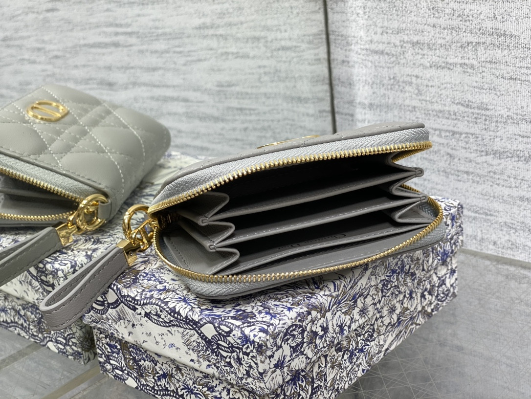 lady D*or voyageur small coin purse card holder