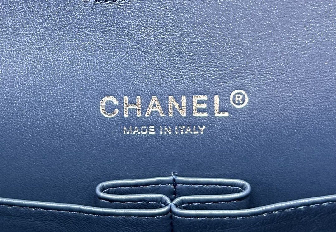 Ch*el classic 11.12 handbag tweed & silver-tone metal 6 × 9.9 × 2.5 in