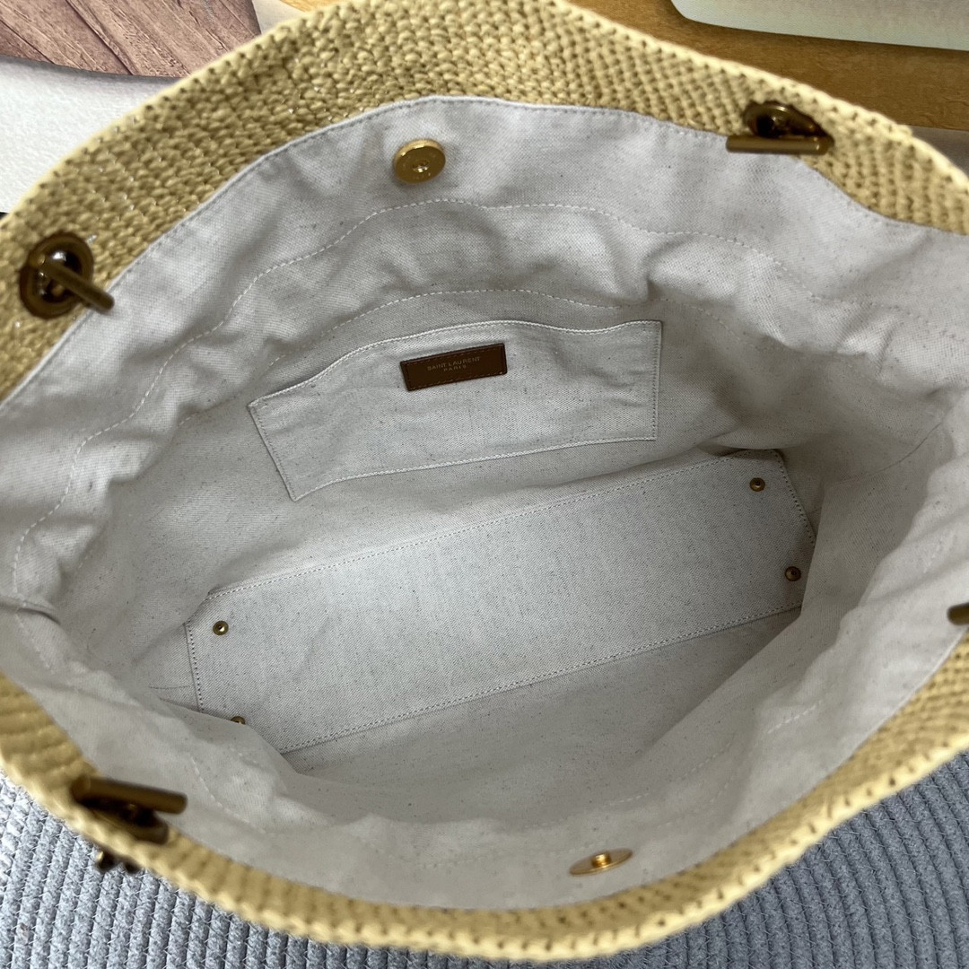 Y*L jamie shopping in raffia 35x35x10cm